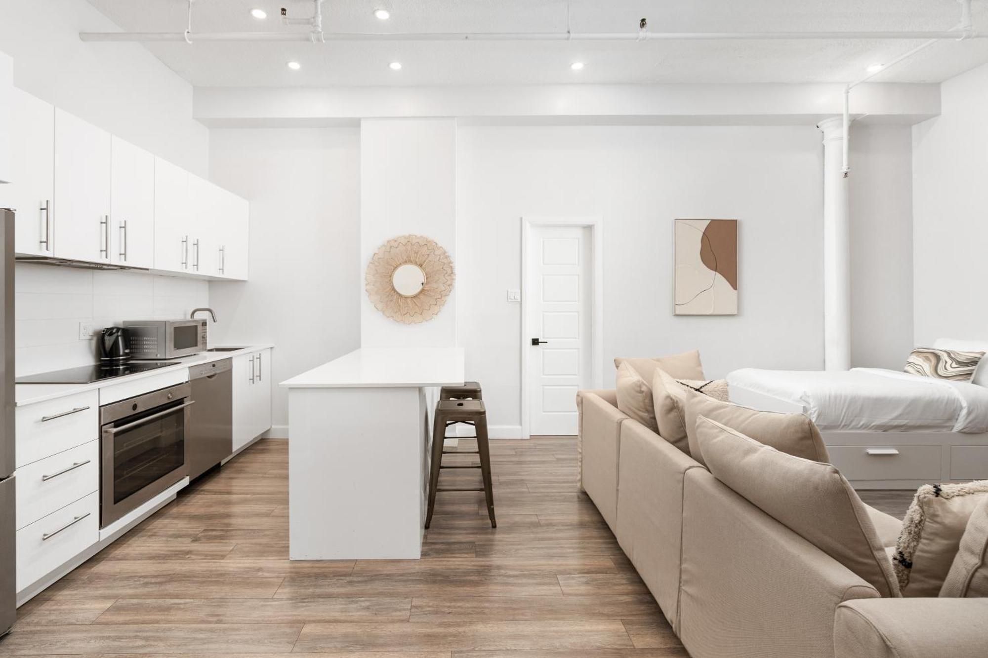 Boutique Lofts Notre Dame - Vieux Montreal 아파트 객실 사진